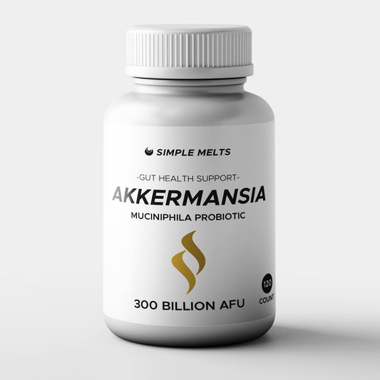 Organic Berry Extract Probiotic Caps - Gut Health & Metabolism Support - 300 Billion CFU Akkermansia Muciniphila - GLP-1 Booster - Men & Women - 120 Count