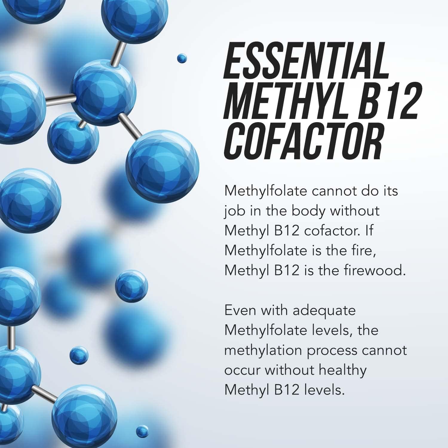 Organic Berry Flavored Liquid Sublingual L Methyl Folate 15mg + Methyl B12 - Professional Strength 5-MTHF Form for Mood, Cognition, Homocysteine - 2 Pack of 1oz Bottles