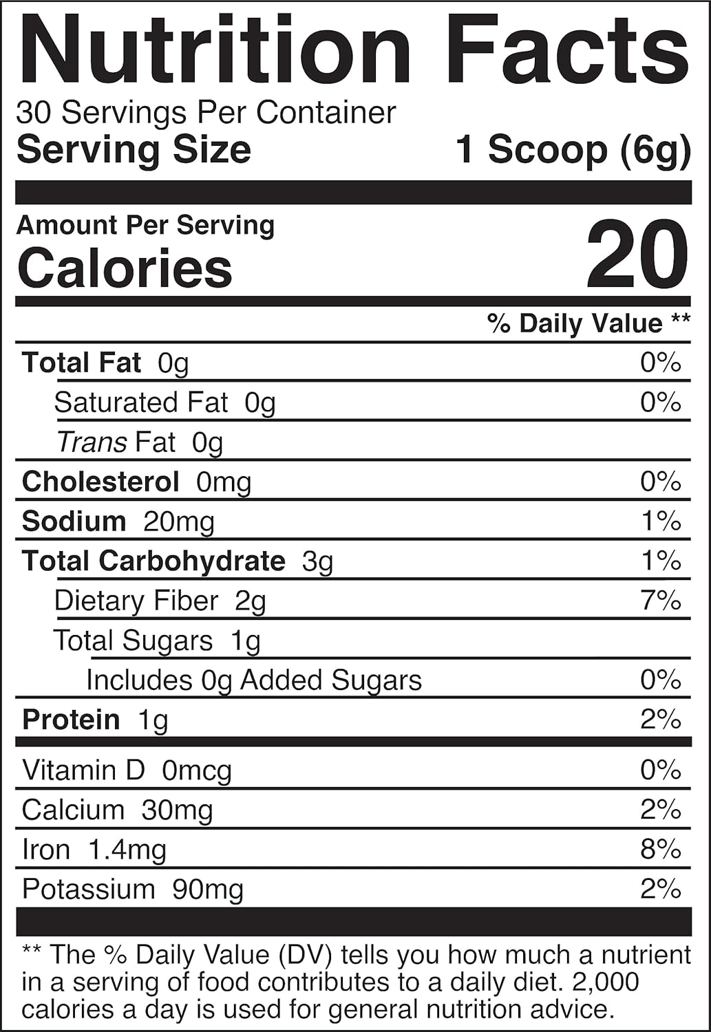 Organic Berry Good Greens Superfood Powder - Vegan Supplement for Energy Boost & Detox - 30 Servings