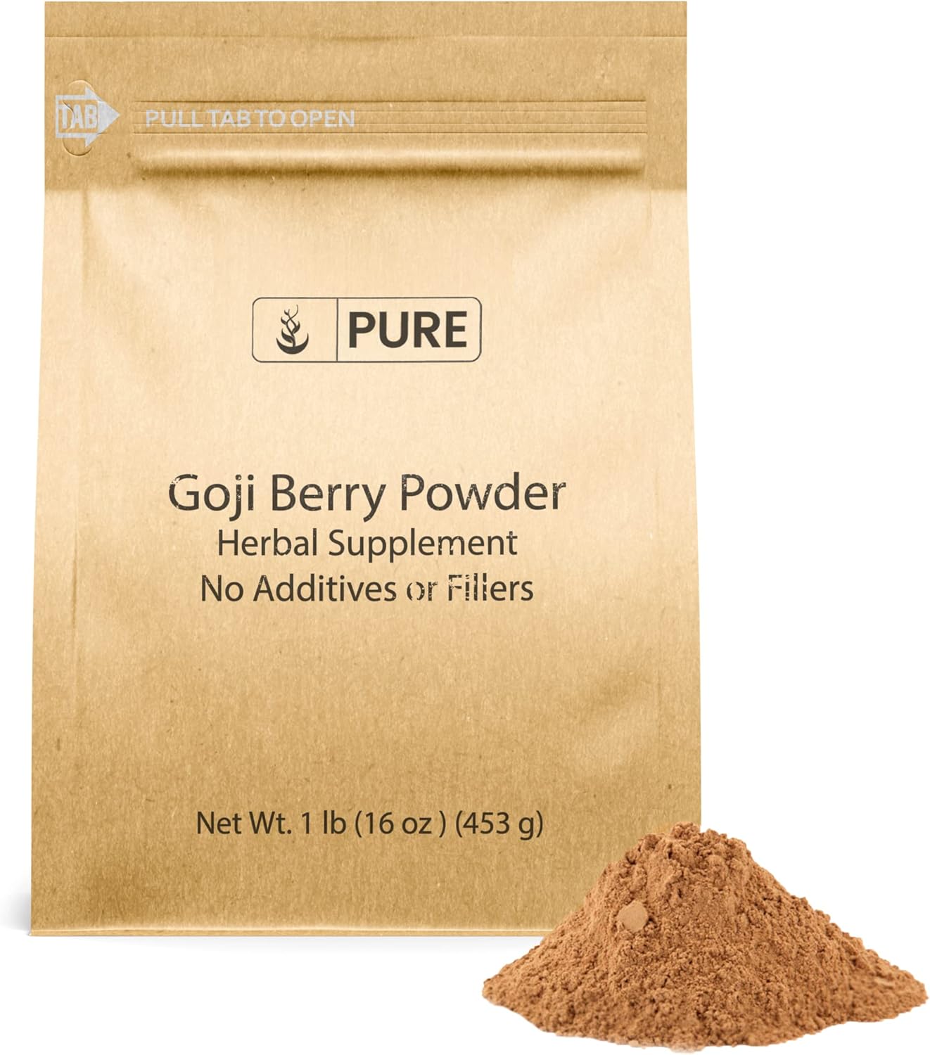 Organic Berry Powder Bundle with Acai, Goji, and Blueberry - 1 lb Each - Herbal Supplements