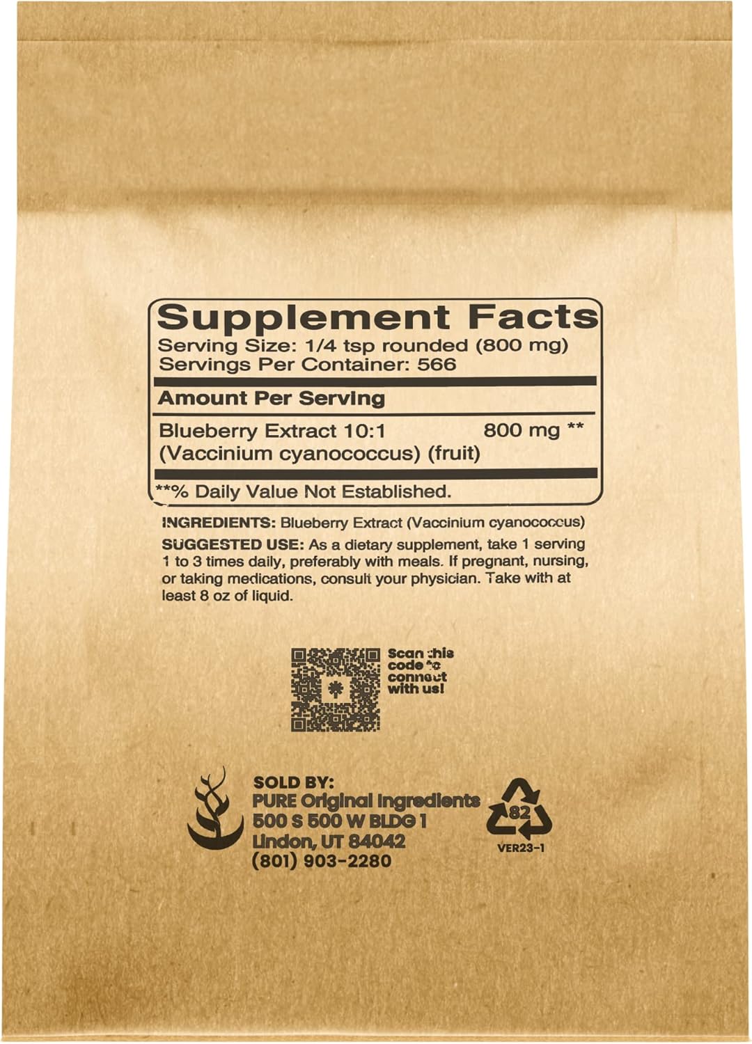 Organic Berry Powder Bundle with Acai, Goji, and Blueberry - 1 lb Each - Herbal Supplements