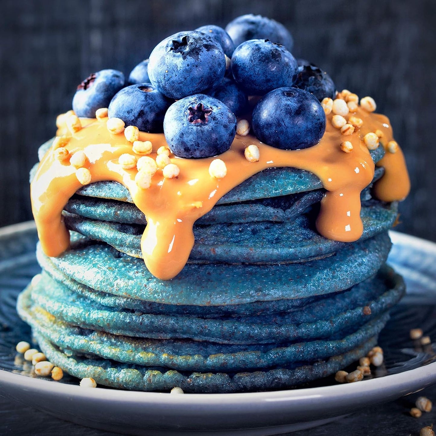 Organic Blue Spirulina Powder Supplement - 3LB Bulk - Vegan, Non GMO, Gluten-Free - Brilliant Blue Coloring - Odorless - Pure Water Extracted