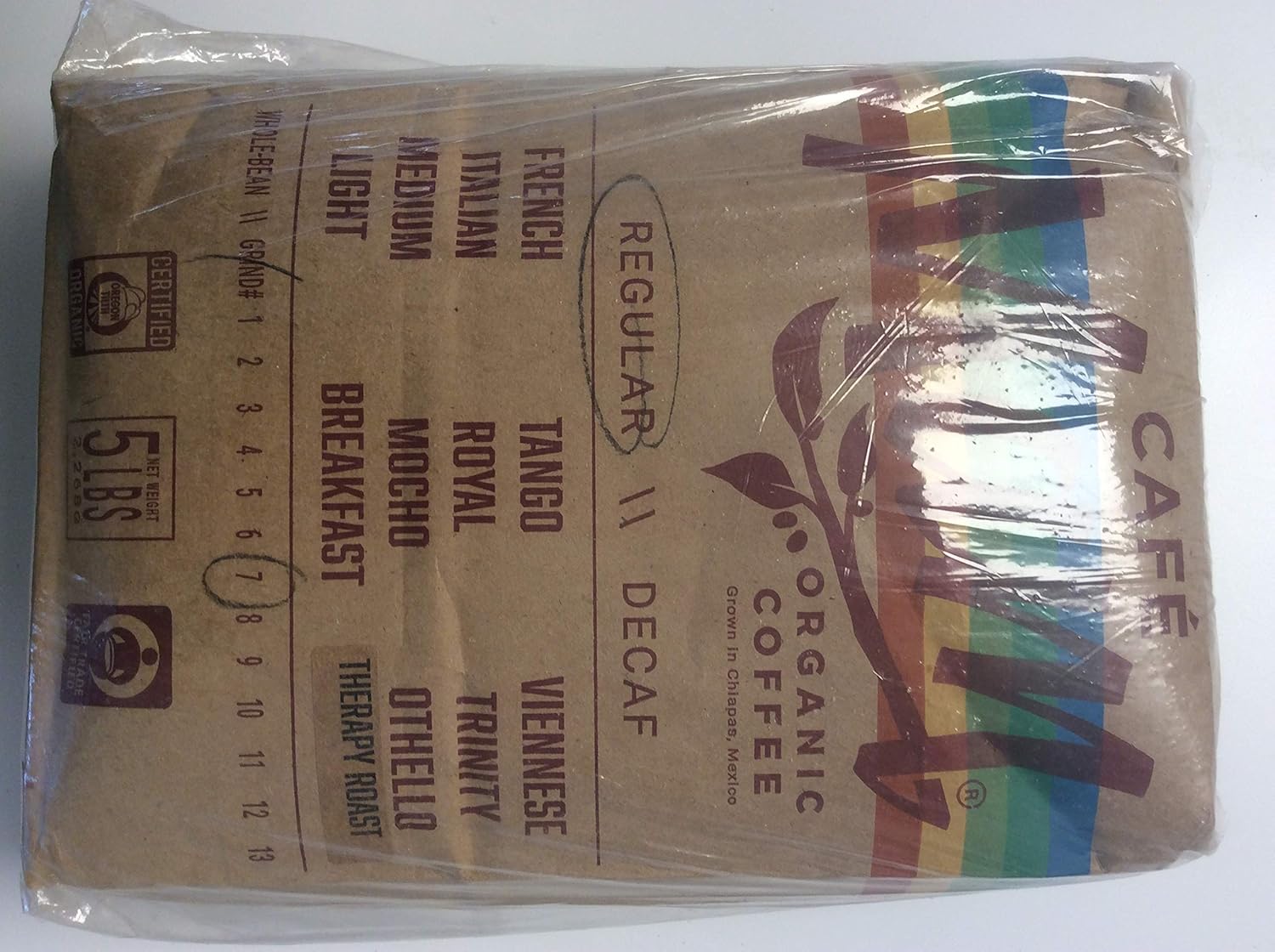 Organic Cafe Mam Enema Coffee - 5 lbs Gerson Institute Recommended