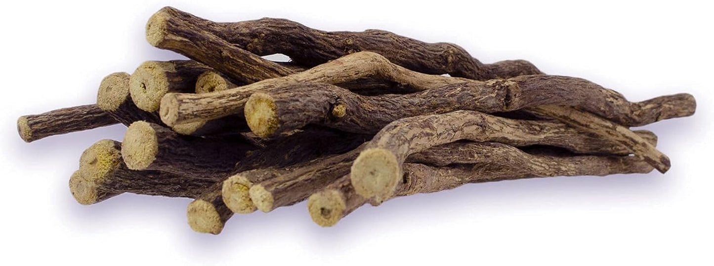 Organic Cherry Flavored Licorice Root Chew Sticks for Freshening Breath - 100% Natural by Grand Parfums