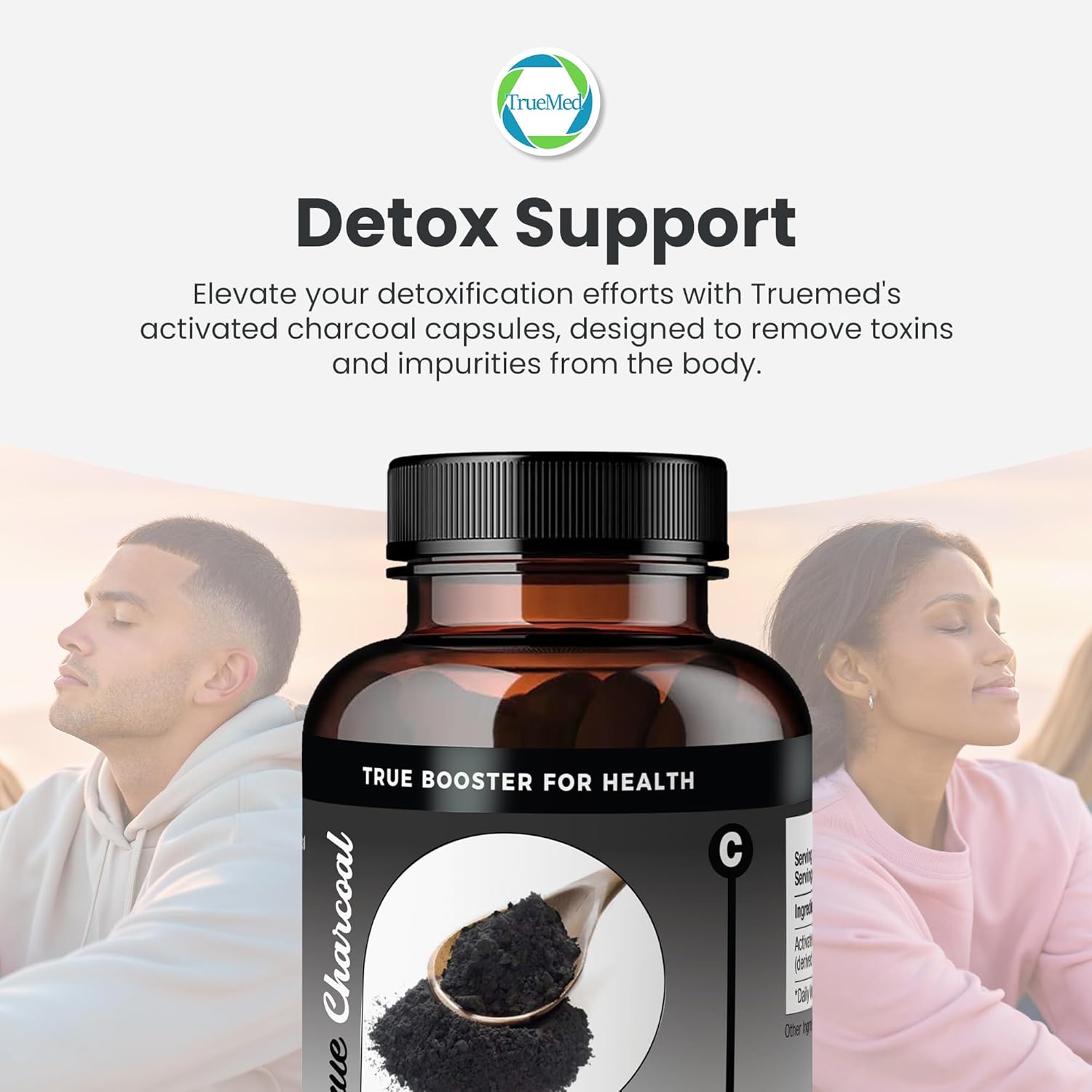 Organic Coconut Shell Derived Charcoal Capsules 1200mg - Detox & Digestive Support - 60 Capsules for Health-Conscious Individuals