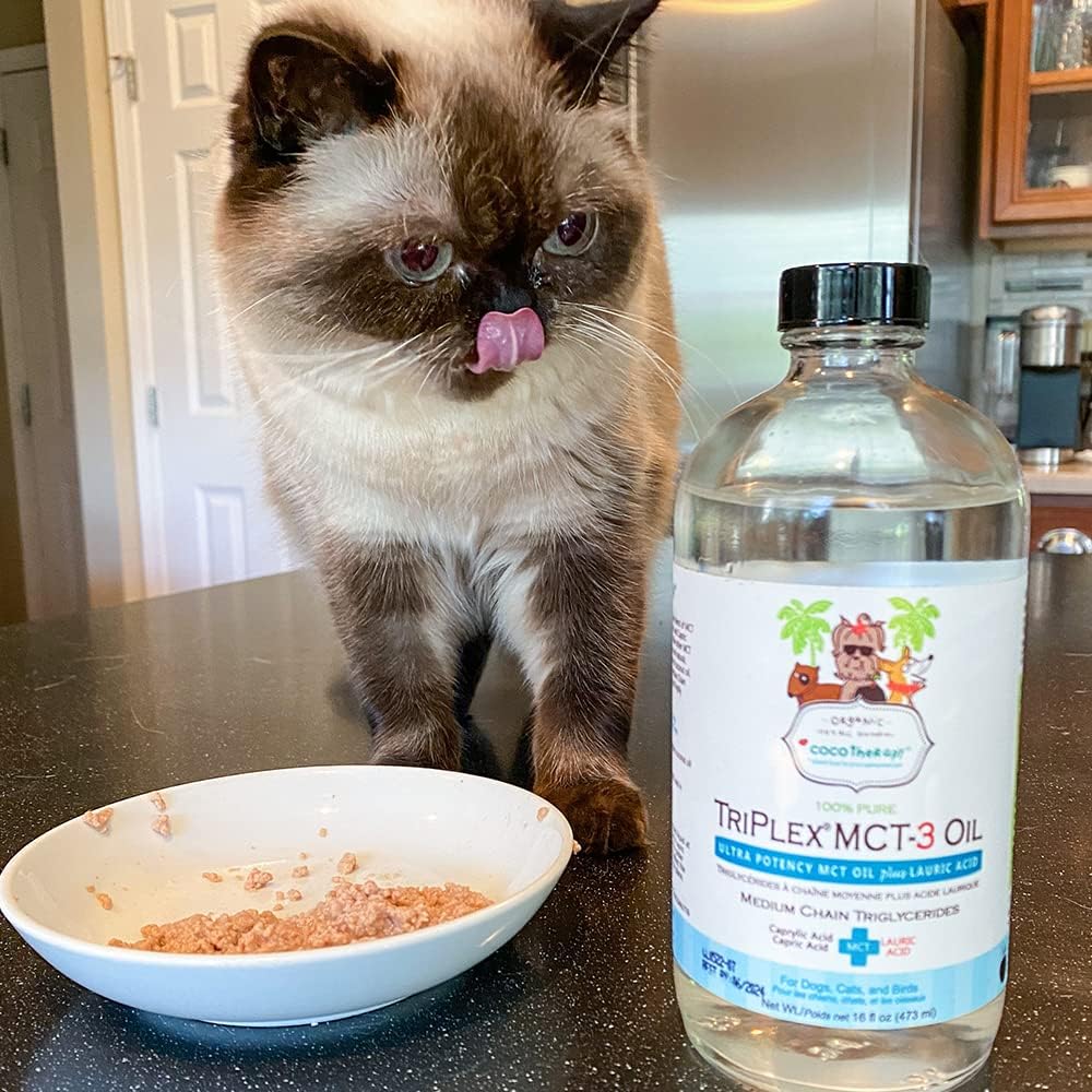 Organic CocoTherapy Triplex MCT-3 Oil - 100% Pure & Natural - Non-GMO - 16 oz Bottle