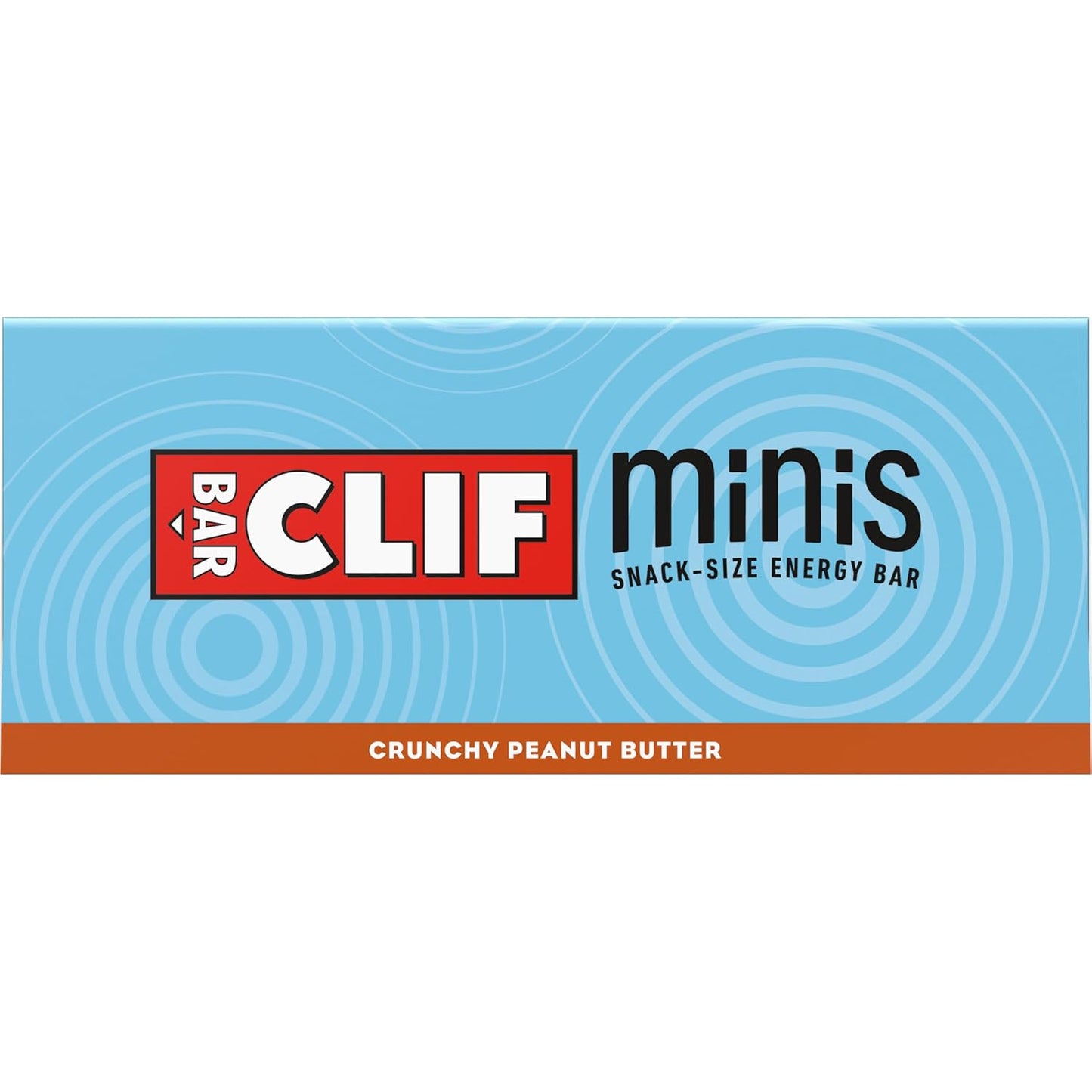 Organic Crunchy Peanut Butter Clif Bar Minis - 5g Protein - Non-GMO - Plant Based Energy Bars (20 Pack)