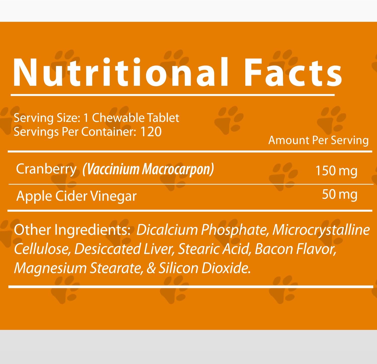Organic Dog UTI Incontinence Supplement with Cranberry & Antioxidants - Bladder Control for Dogs - 120 Tablets, USA Made