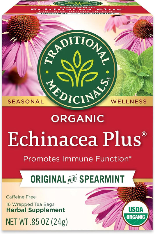 Organic Echinacea Plus Tea Bags - Traditional Medicinals (16 Count)