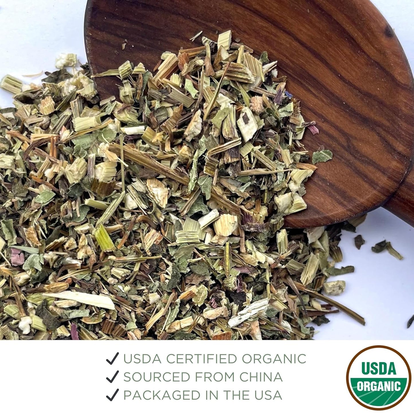 Organic Echinacea Purpurea Tea - USDA Certified 4 oz. (113g) - Premium Quality Herb Cut & Sifted - Purple Coneflower by Elanen Naturals