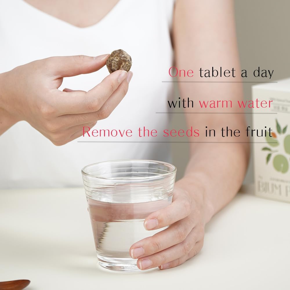 Organic Fermented Dried Plums & Prunes for Gut Health | Constipation Relief | Honorsblue Bium Plum | Unsulfured, Semi-Dried, Chewy & Crisp - 3 Pack