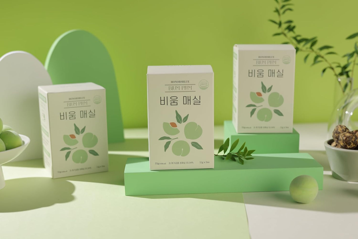 Organic Fermented Dried Plums & Prunes for Gut Health | Constipation Relief | Honorsblue Bium Plum | Unsulfured, Semi-Dried, Chewy & Crisp - 3 Pack