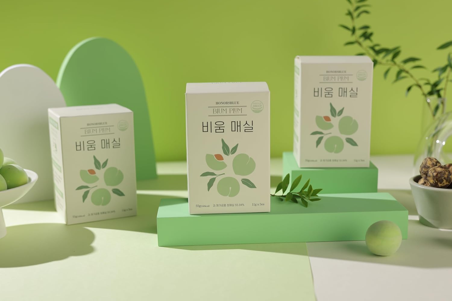 Organic Fermented Dried Plums & Prunes for Gut Health | Constipation Relief | Honorsblue Bium Plum | Unsulfured, Semi-Dried, Chewy & Crisp - 3 Pack