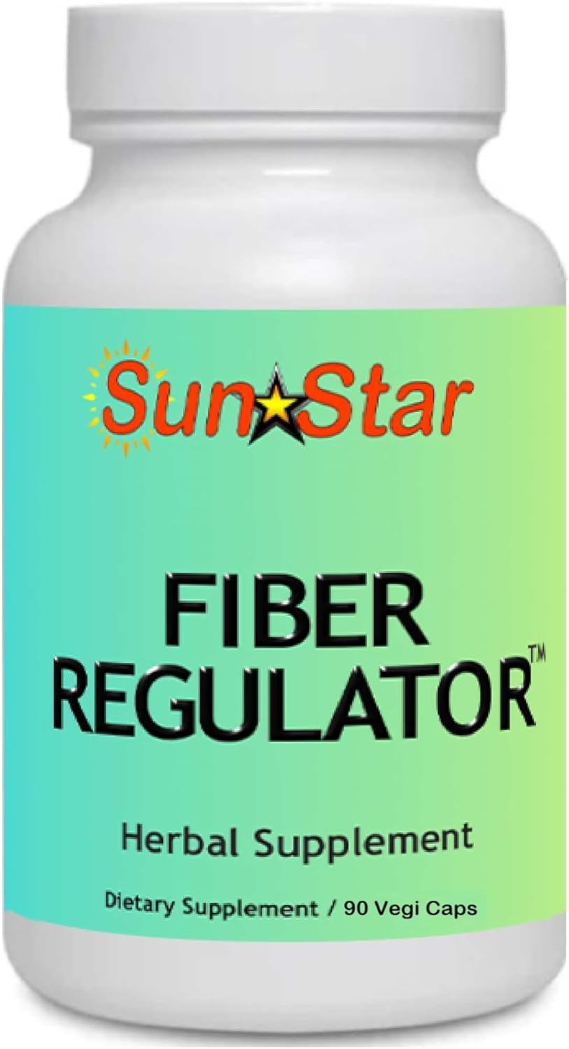 Organic Fiber Regulator Supplement by Sun Star - Natural Digestive Support for Gut Health