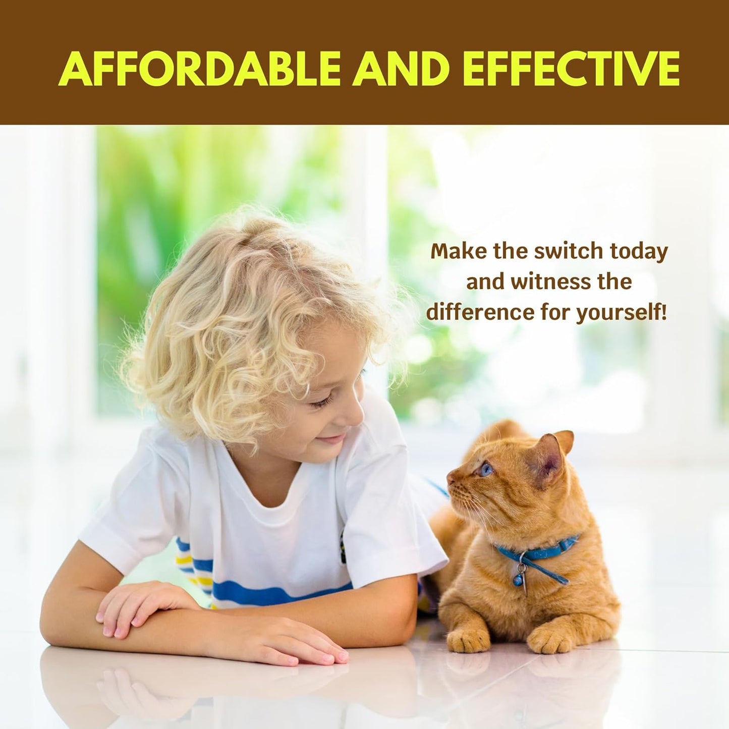 Organic Flea Control Dog Vitamins Supplement - Chemical-Free Multivitamin for Dogs - Flea-Free Formula to Repel Blood-Feeding Insects - 16 oz