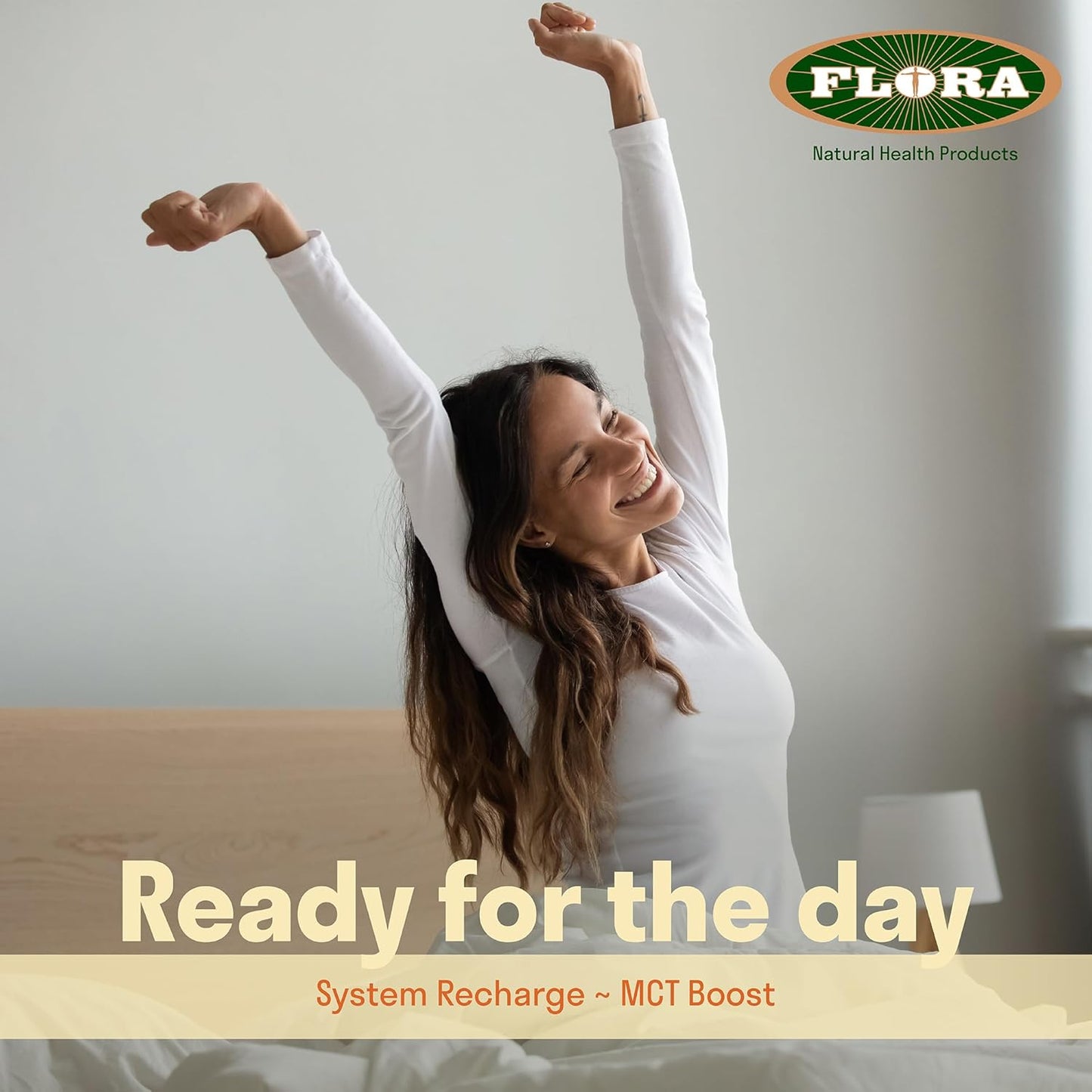 Organic Flora Health MCT Oil - Brain Fuel Boost - C8 & C10 Acids - Keto, Kosher, Non-GMO - 100% Ethically Sourced - 32 Fl Oz