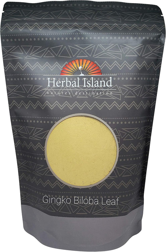 Organic Ginkgo Biloba Leaf Powder - 1 LB or 16 OZ from Herbal Island
