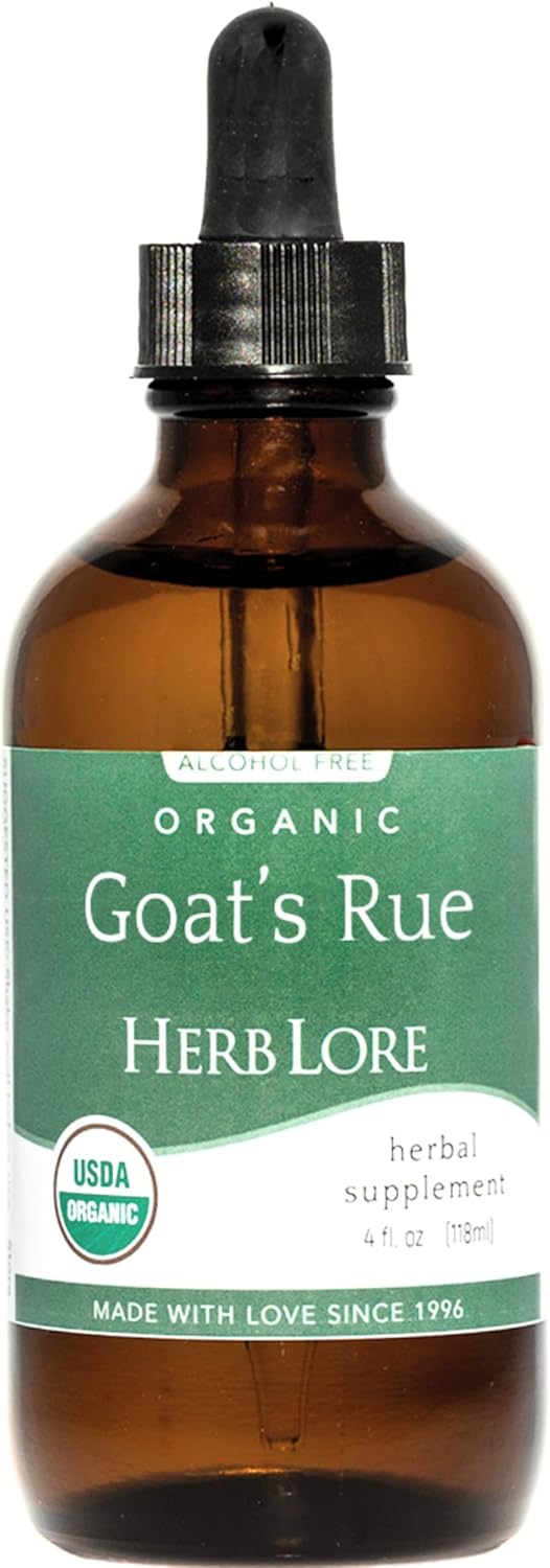 Organic Goats Rue Tincture for Breastfeeding - Natural Lactation Supplement to Boost Breastmilk Production (4 fl oz)
