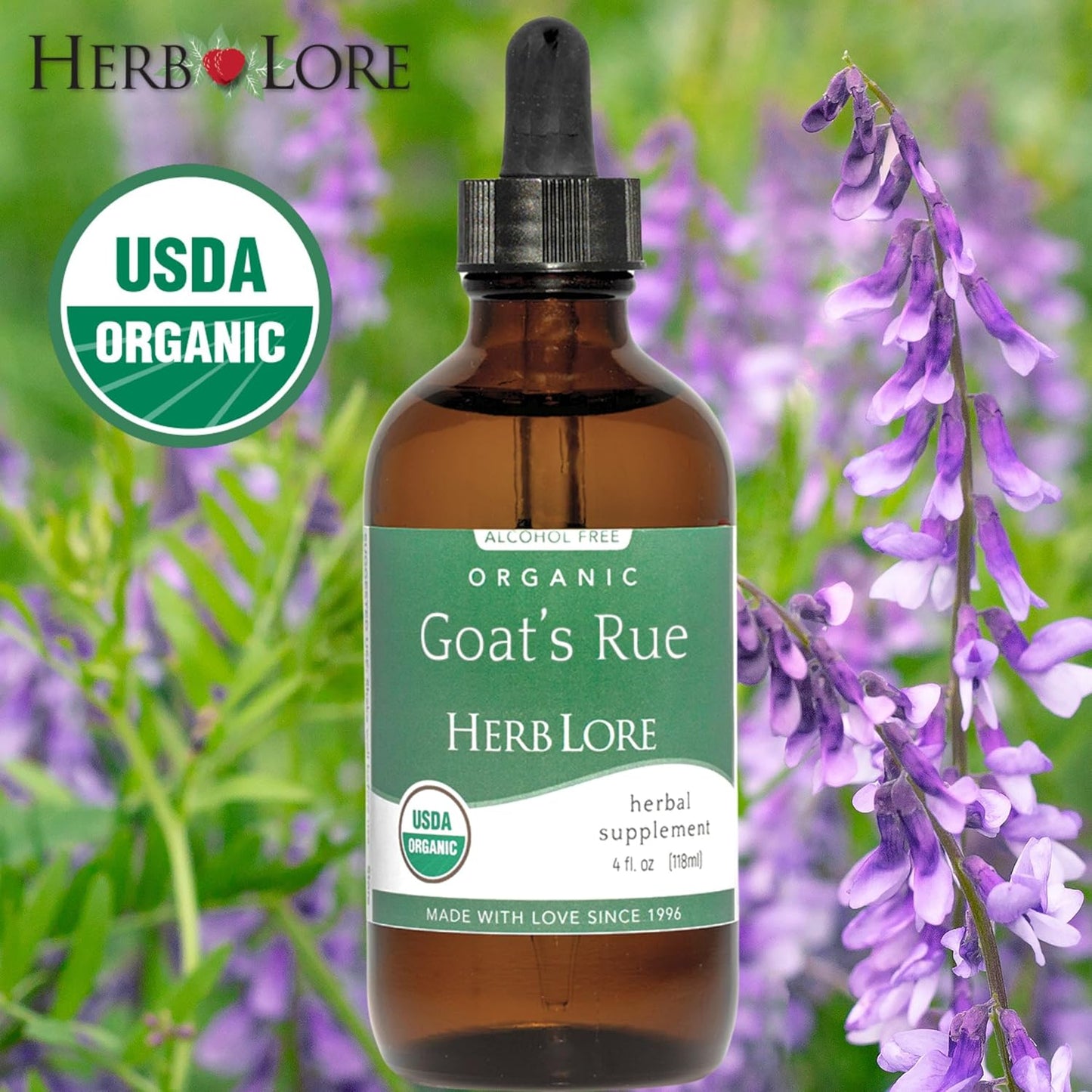 Organic Goats Rue Tincture for Breastfeeding - Natural Lactation Supplement to Boost Breastmilk Production (4 fl oz)
