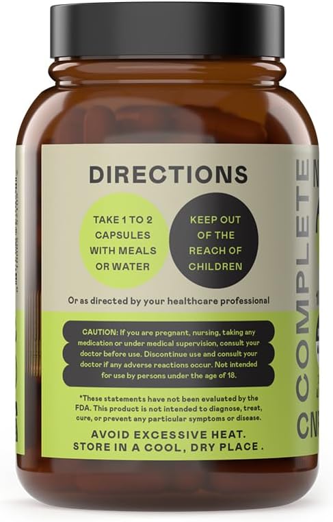 Organic Green Papaya Enzyme Capsules - 500mg 100 Pills - Digestive Super Fruit Supplement