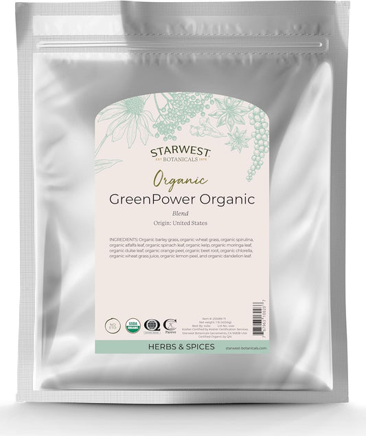 Organic GreenPower Blend by Starwest Botanicals - 1 Pound