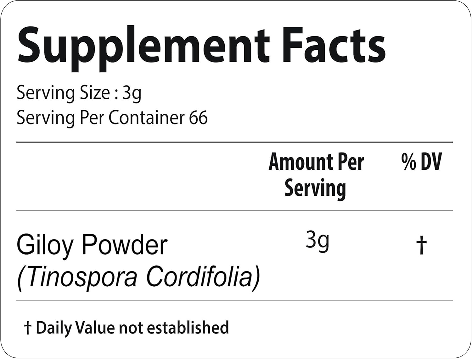 Organic Guduchi Powder - Tinospora Cordifolia Supplement for Immune Support - 200g | Ayurvedic Herbal, Gluten Free, Non-GMO, Vegan - Bixa BOTANICAL