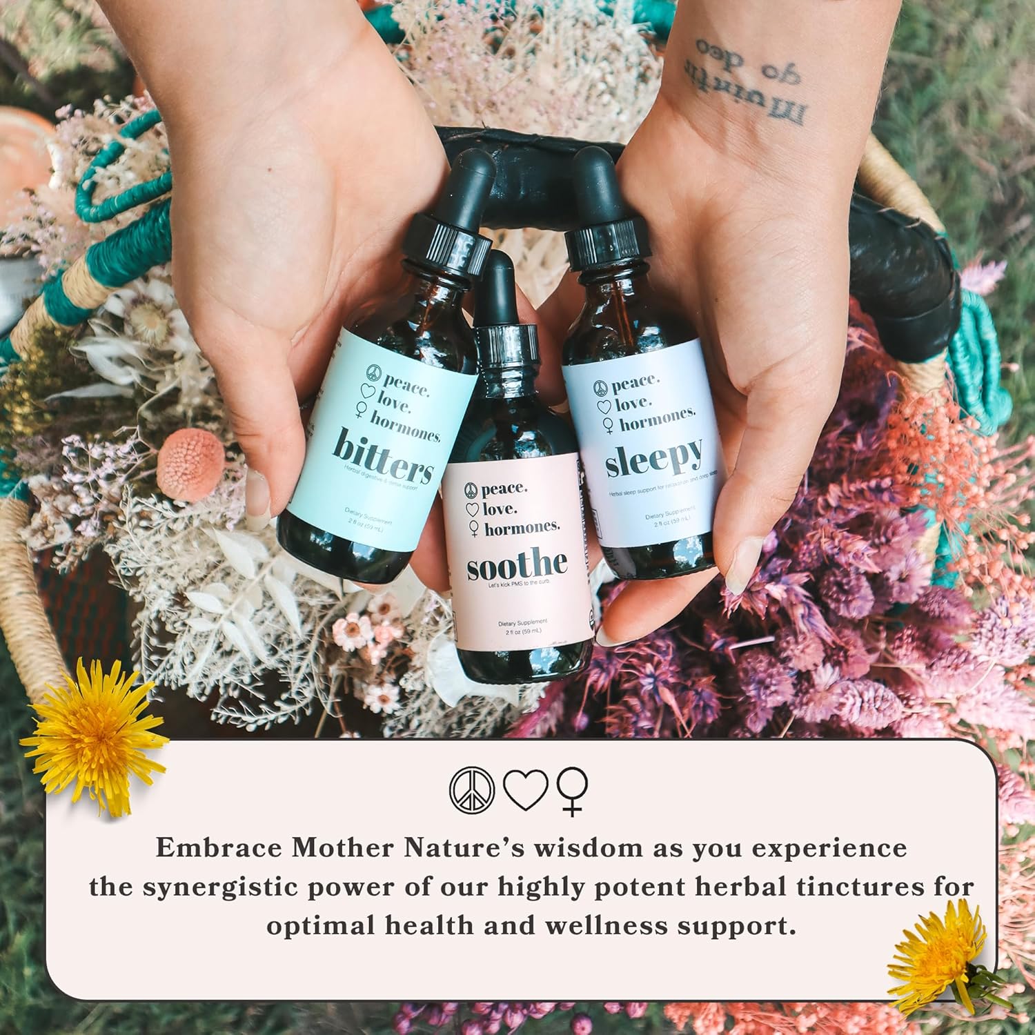 Organic Herbal Digestive Bitters Supplement for Women - 2 fl oz, 59 Servings