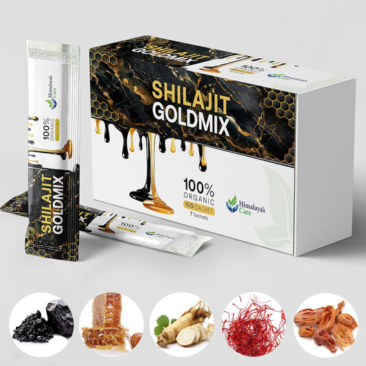 Organic Himalaya Shilajit Honey Sticks for Energy Boost & Immune Support (7 Pack)