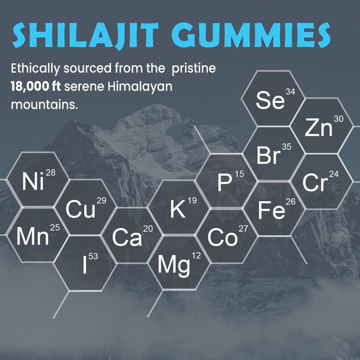 Organic Himalayan Shilajit Honey Sticks with Saffron and Trace Minerals for Immune Support - 30 Count Honey Sticks for Men