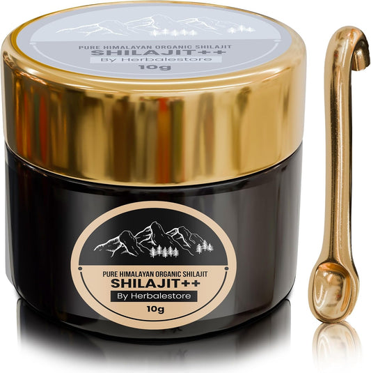 Organic Himalayan Shilajit Resin 10g | 600mg Potency | Pure Shilajit for Energy and Wellness | Men and Women Formula
