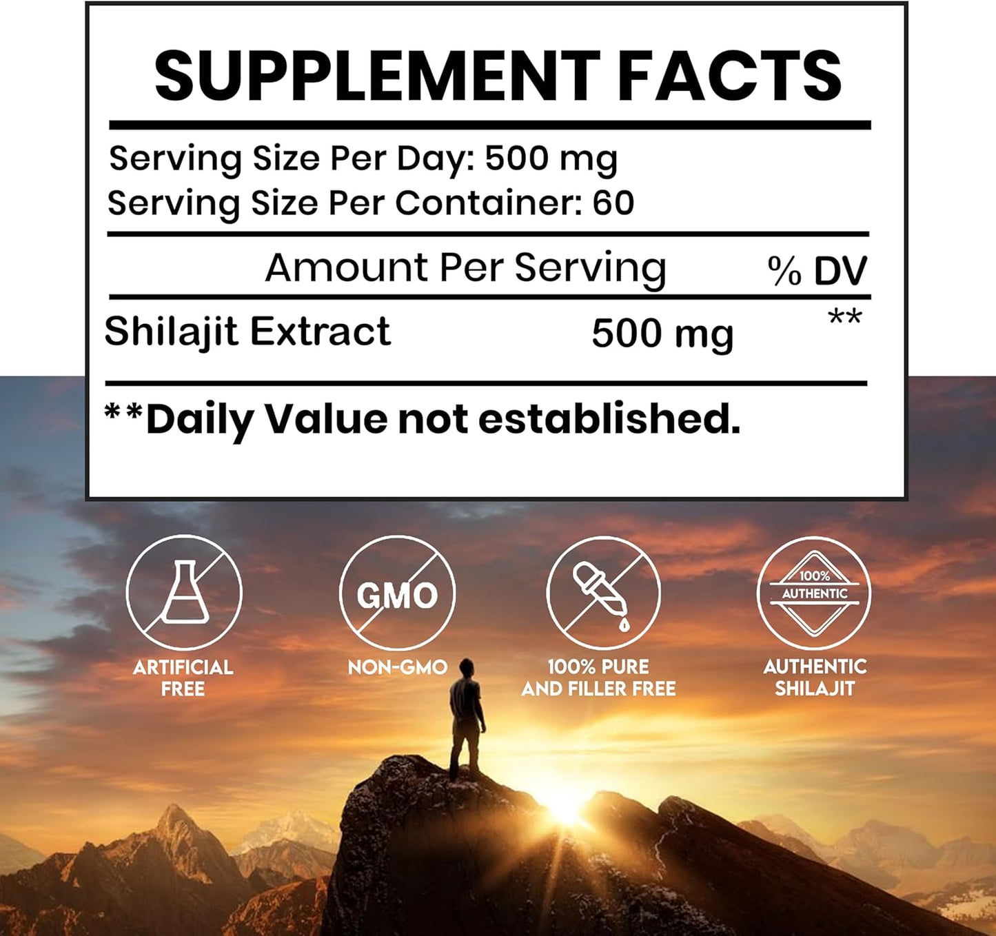 Organic Himalayan Shilajit Resin 10g | 600mg Potency | Pure Shilajit for Energy and Wellness | Men and Women Formula