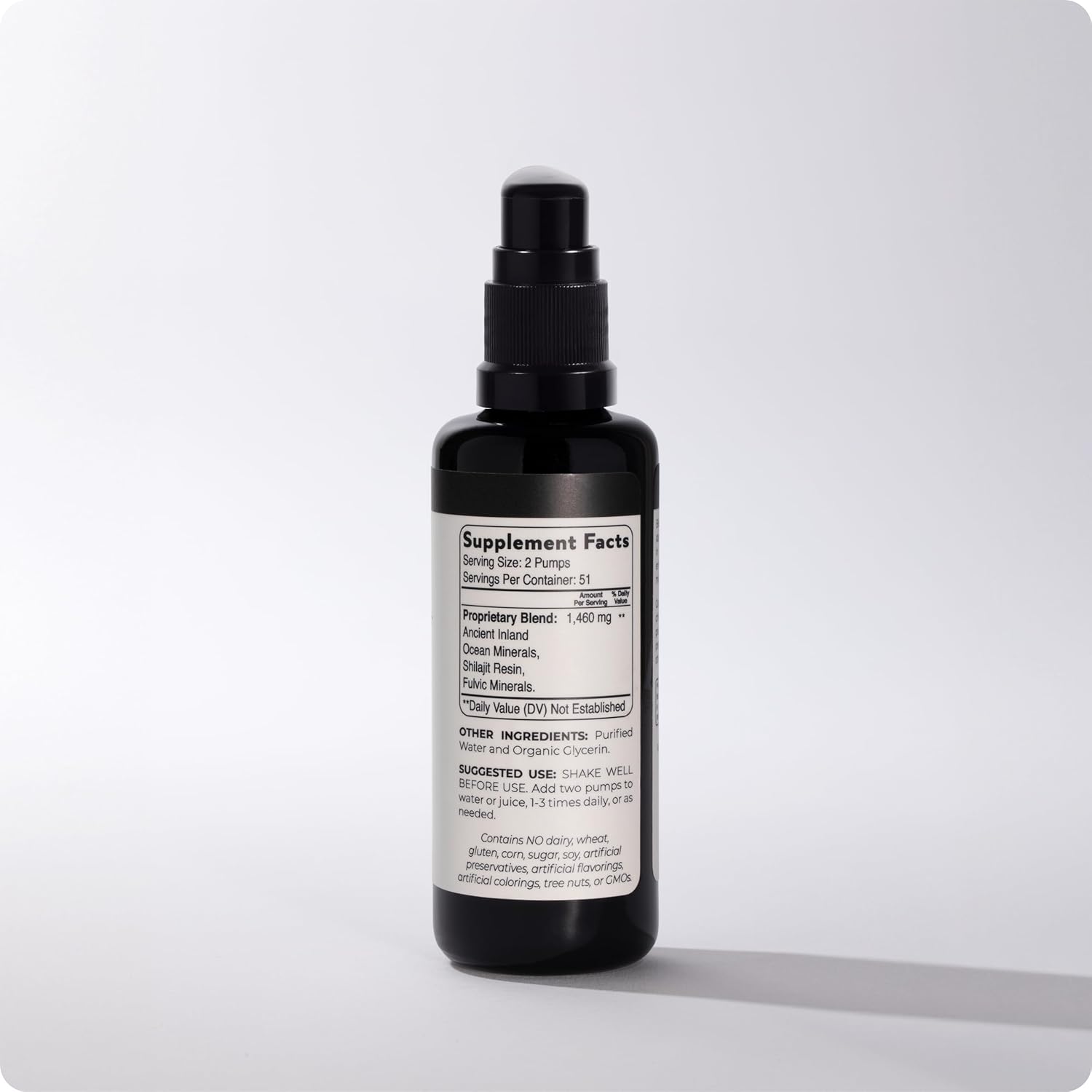 Organic Himalayan Shilajit Resin Drops with Fulvic Acid - Detox, Cleanse, Immune Support, Brain Boost - 2 FL OZ