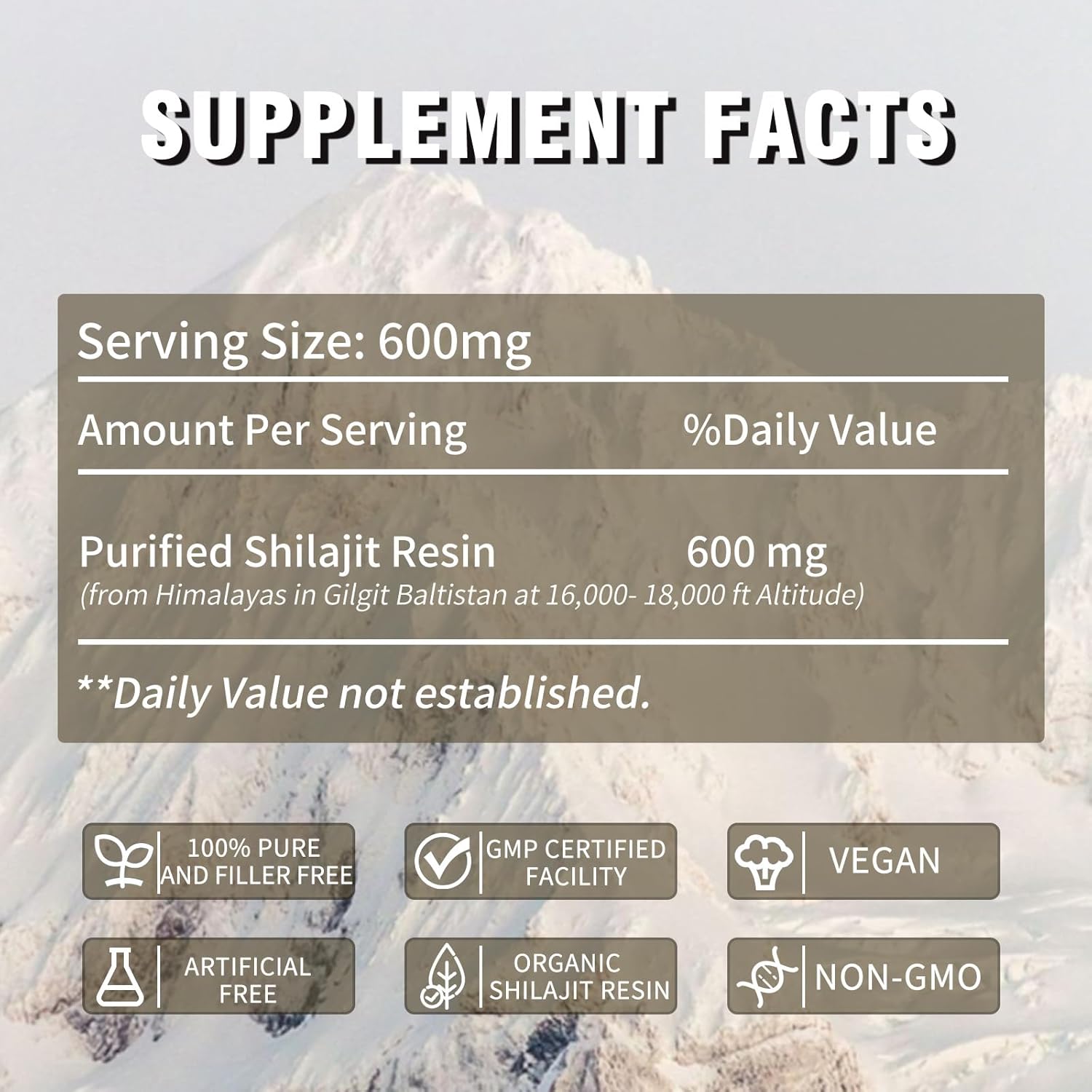 Organic Himalayan Shilajit Resin for Men and Women - 30g Gold-Grade Pure Resin with 85+ Trace Minerals, Humic and Fulvic Acid