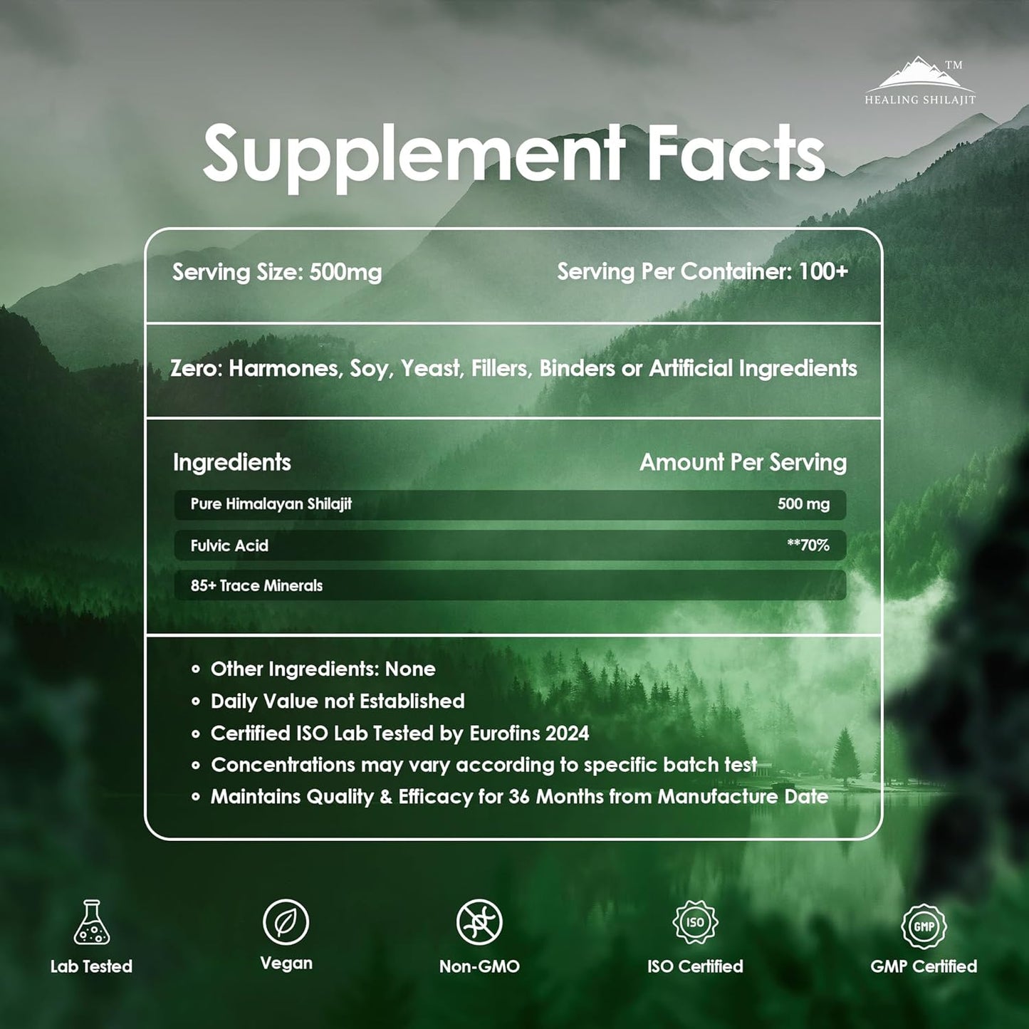 Organic Himalayan Shilajit Resin Supplement | 150g | Contains Fulvic Acid & Trace Minerals | Authentic Himalayan Healing Formula