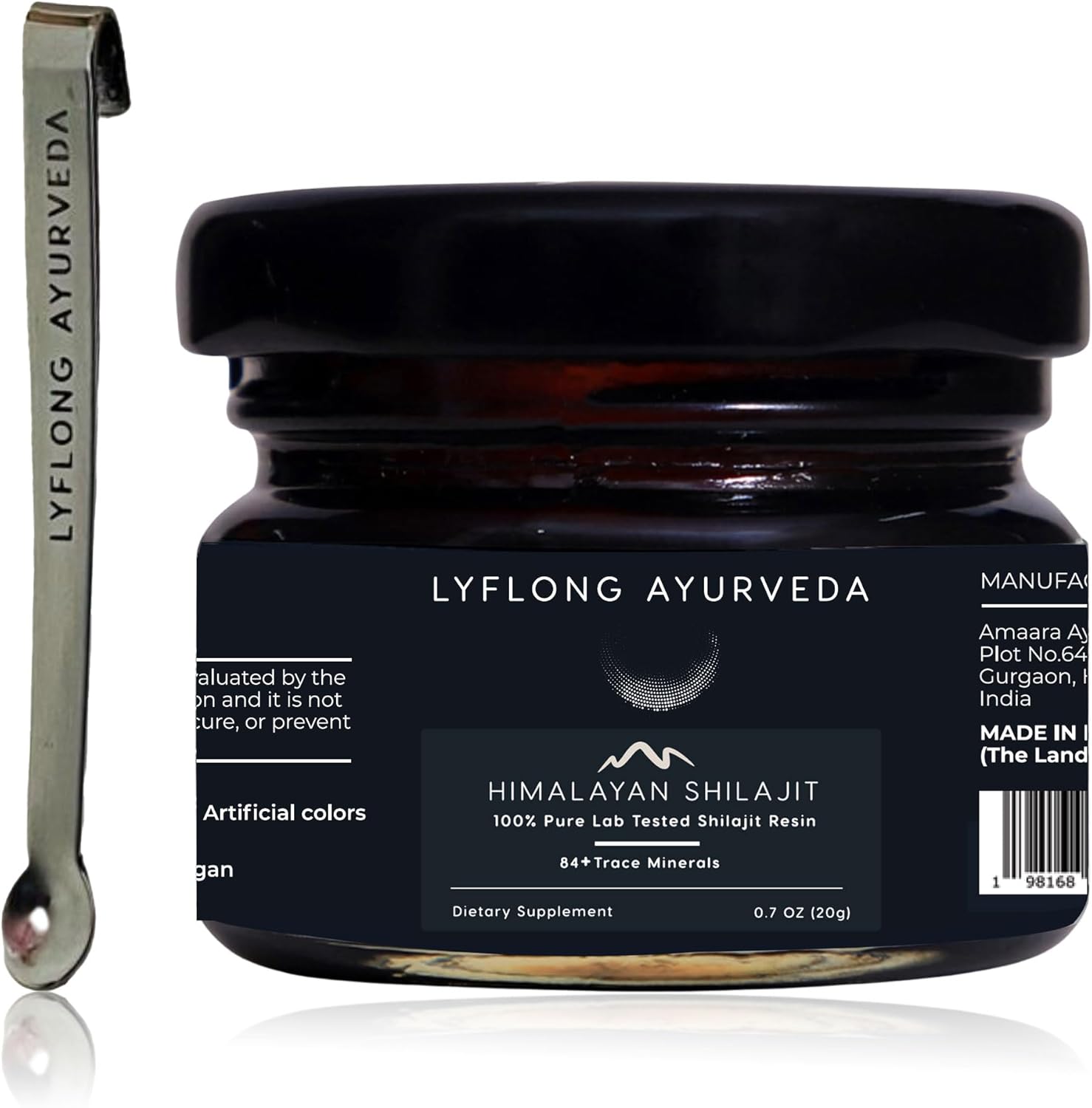 Organic Himalayan Shilajit with 75%+ Fulvic Acid & 84+ Trace Minerals - Men & Women - Lab Tested - 50 Servings