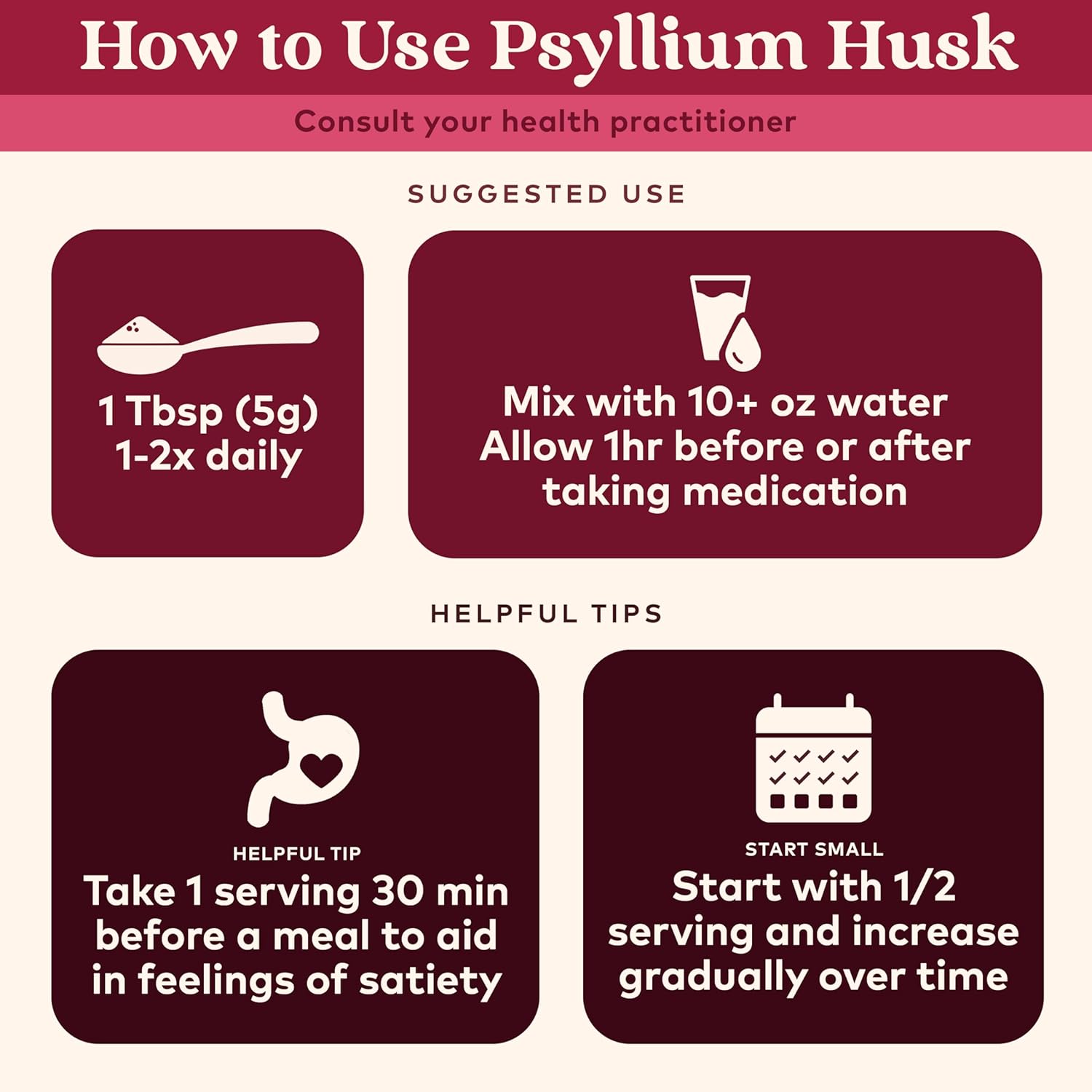 Organic India Whole Psyllium Husk Powder - Digestion Support Supplement, Vegan & Gluten-Free Fiber Source - 12 oz