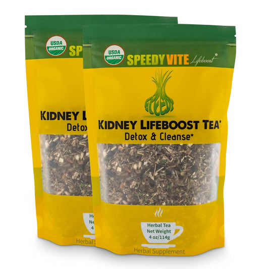 Organic Kidney Bladder Tea Supplement for Urinary Tract Health with Marshmallow Root, Dandelion, and Juniper
