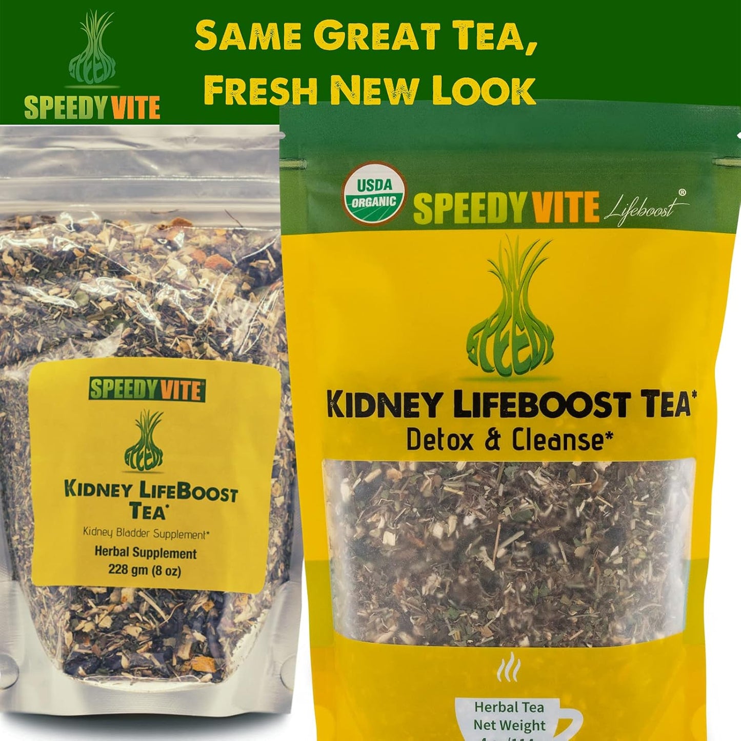 Organic Kidney Bladder Tea Supplement for Urinary Tract Health with Marshmallow Root, Dandelion, and Juniper