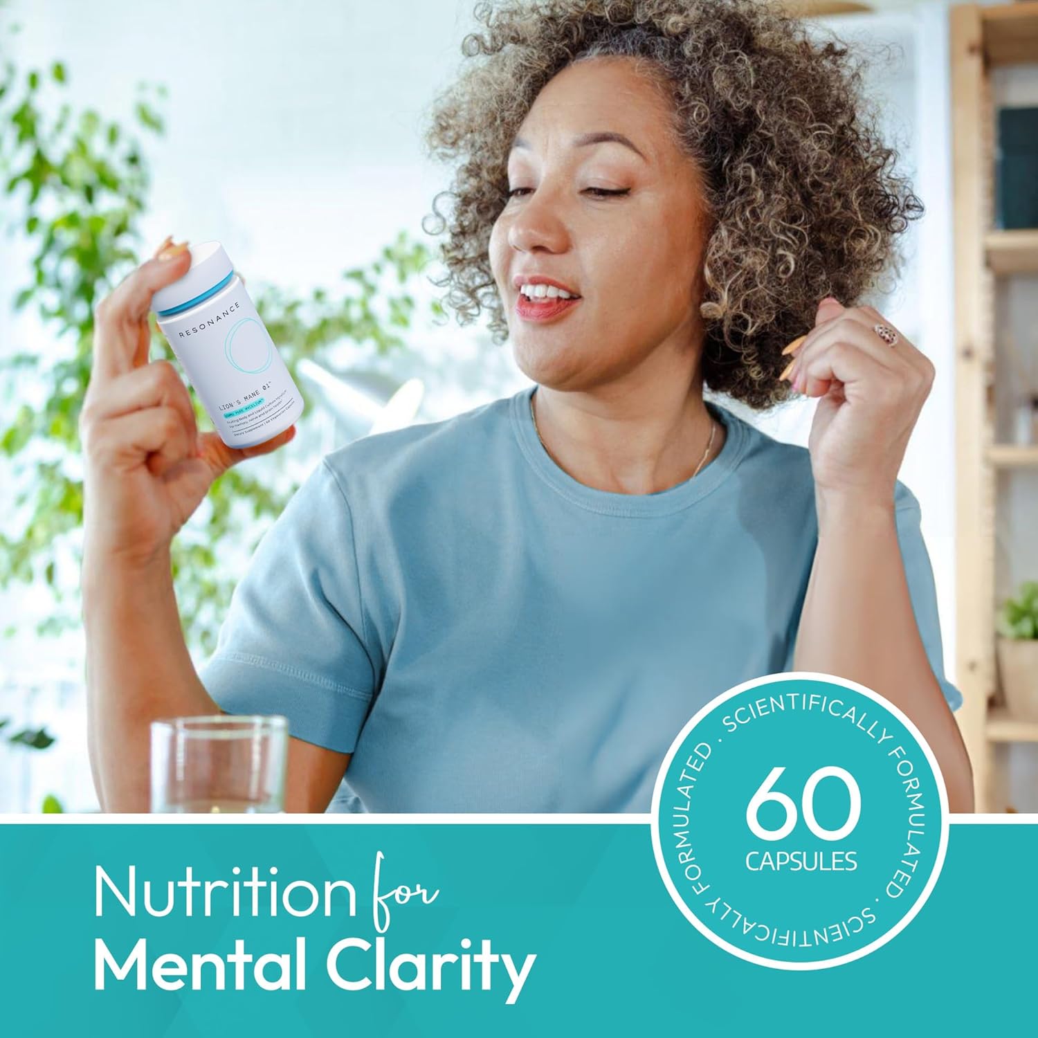 Organic Lion’s Mane Mushroom Extract Supplement for Memory & Brain Health - 60 Vegan Capsules