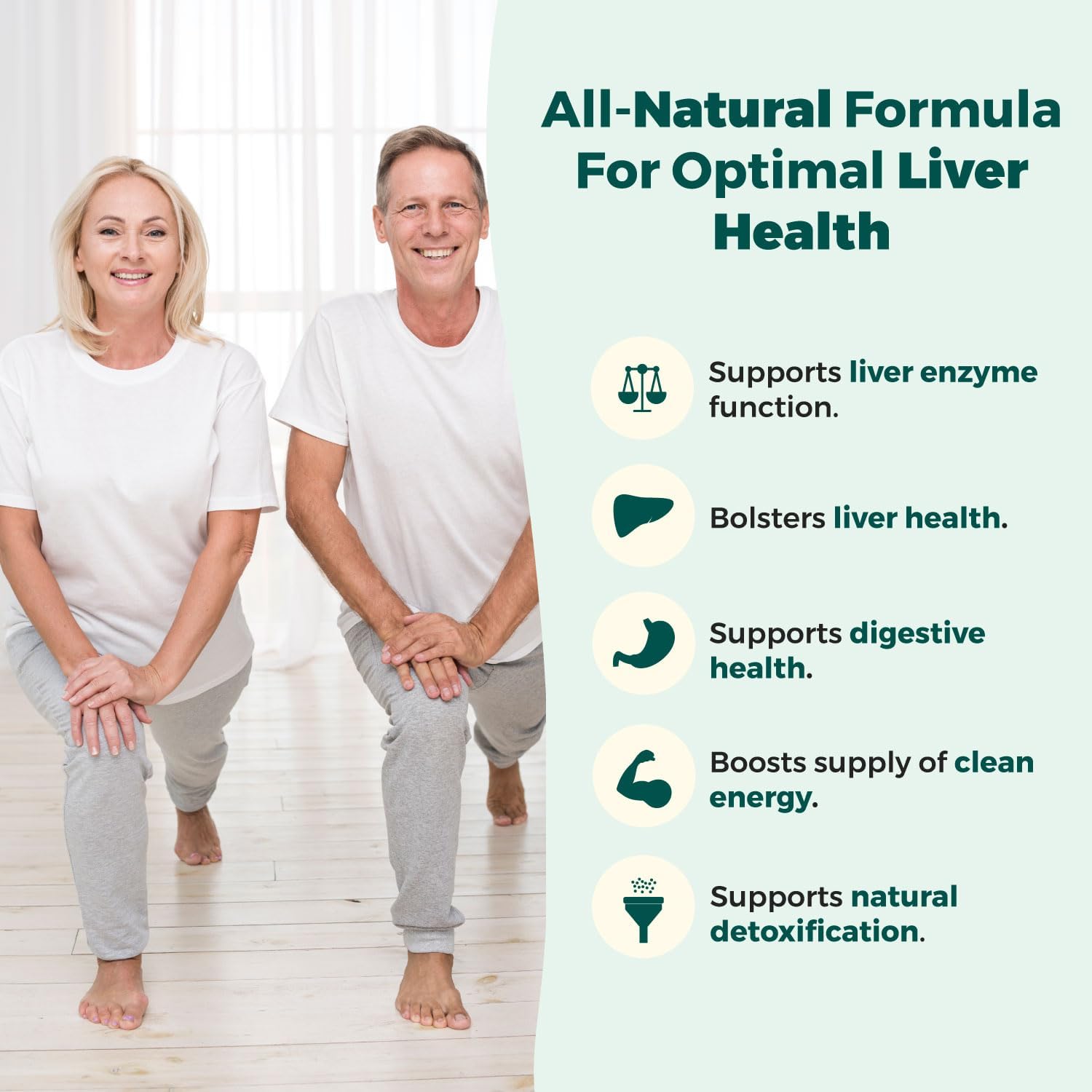 Organic Liver Health and Detox Blend with 12 Superfoods - Milk Thistle, Dandelion Root, Burdock Root - Supports Detox, Digestive Health - EdenBoost AlphaCleanse