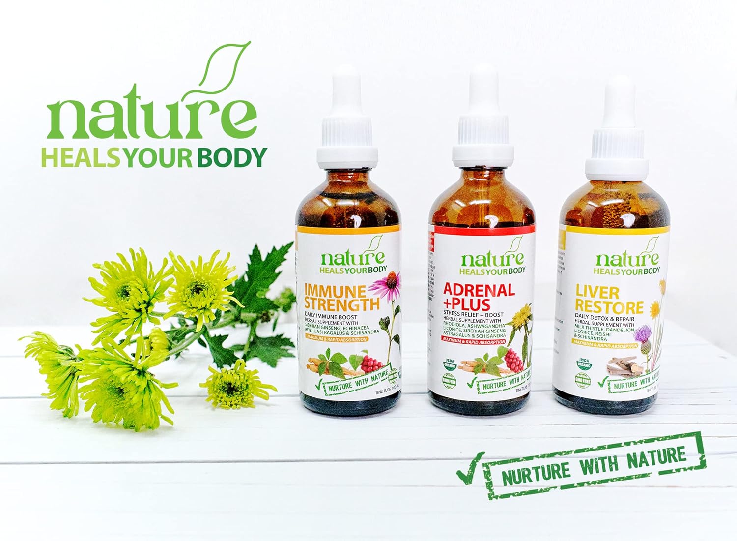 Organic Liver Support Tincture with Milk Thistle, Dandelion, Licorice, Reishi, Schisandra - Herbal Detox for Body Restoration - 50 mL Pack