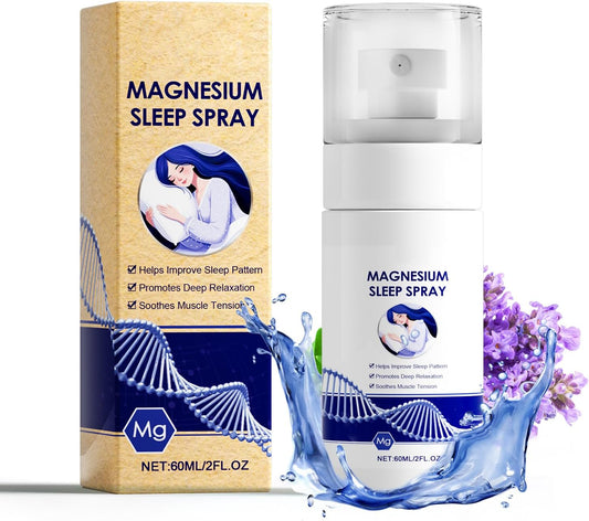 Organic Magnesium Oil Spray for Skin, Feet, Sleep & Relaxation - Pure Natural Formula with Easy Absorption - Non-Toxic Formula without Harmful Minerals