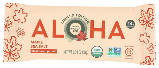 Organic Maple Sea Salt Protein Bar - 1.98 OZ, Aloha Brand