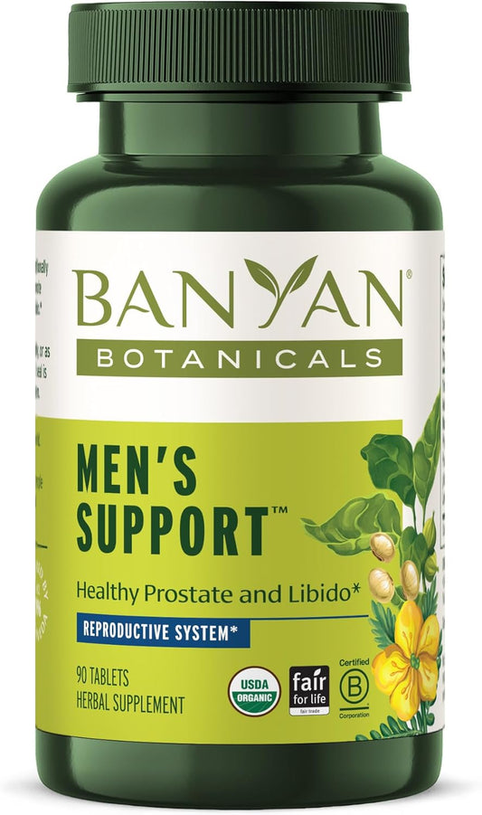 Organic Men's Reproductive Health Support Tablets with Gokshura, Mucuna & Ashwagandha Root - 90 Tablets
