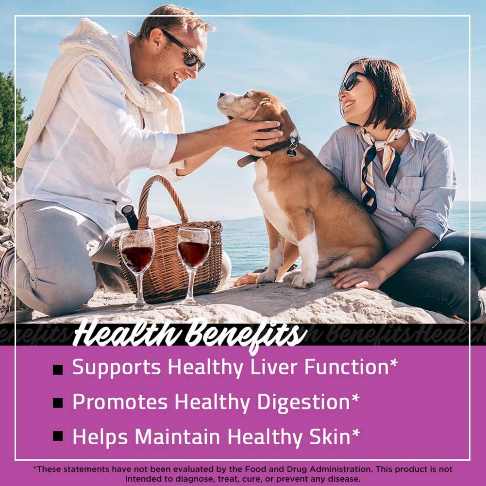 Organic Milk Thistle Capsules - 30X Concentrated Seed Extract - 80% Silymarin - Liver Health Support - 120 Veggie Capsules