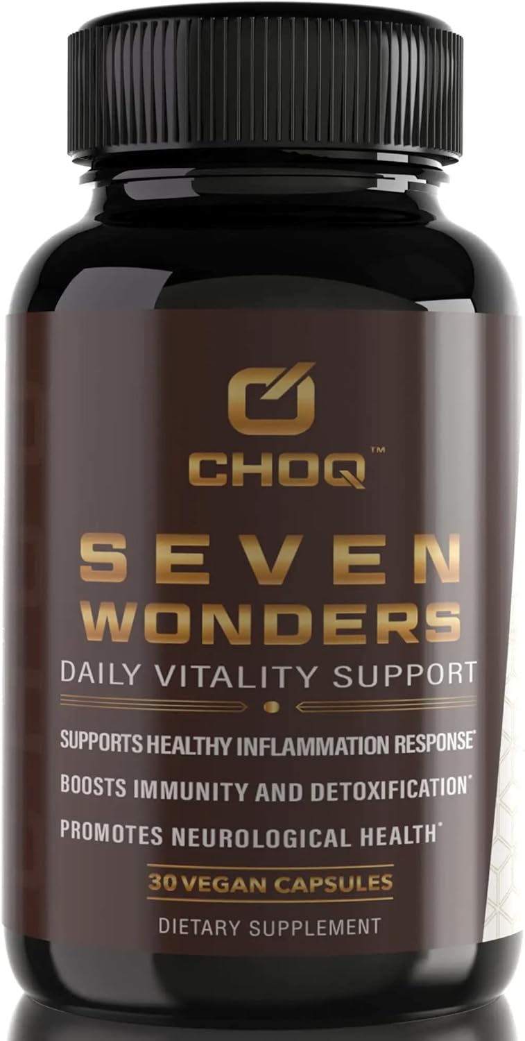 Organic Mushroom Supplement with Cordyceps, Reishi, Lion's Mane, and More - 30 Vegan Capsules
