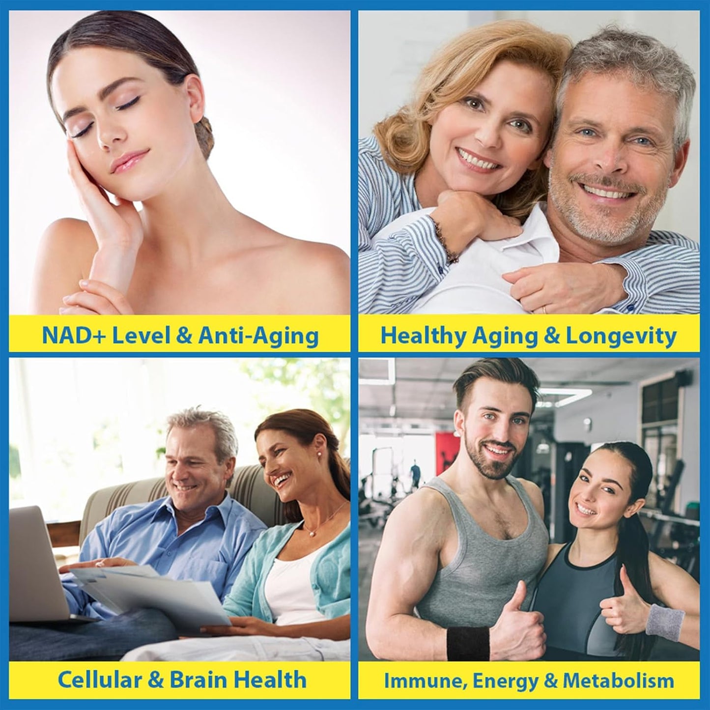 Organic NMNH NAD Supplement 500mg for Anti-Aging & Energy - Boost NAD+ Levels for Men & Women, Immune Support, Focus - 780 Capsules