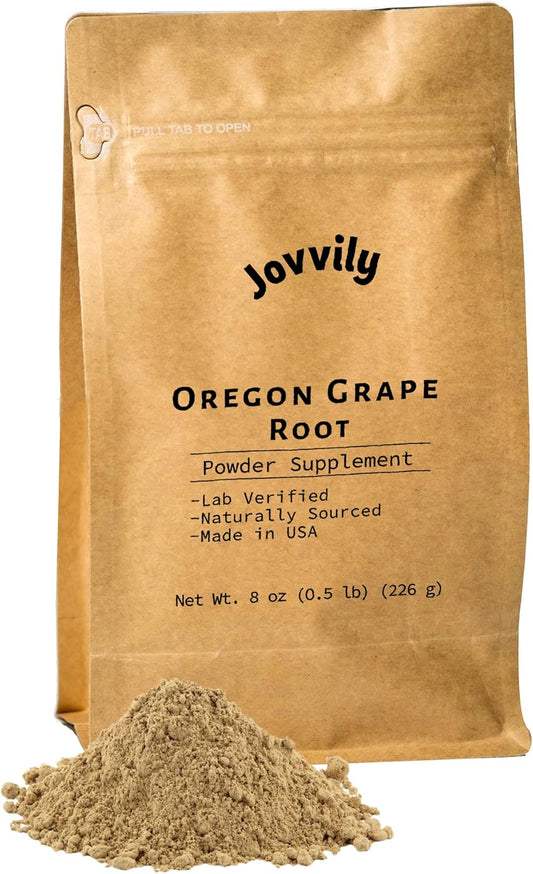 Organic Oregon Grape Root Powder - 8 oz - Single Ingredient Herbal Supplement for Health
