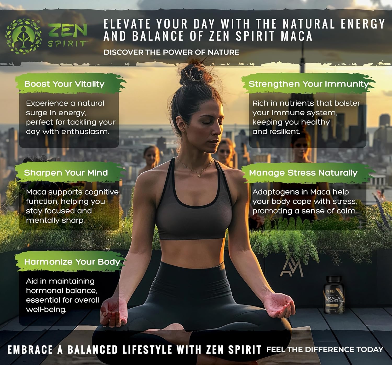 Organic Peruvian Maca Root Powder - Premium Grade Superfood (Raw) - USDA & Vegan Certified - 8oz Bag - Ideal for Breakfast, Smoothies, Baking & Ice Cream