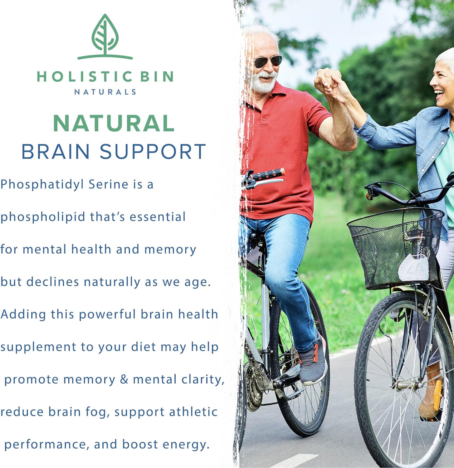Organic Phosphatidylserine Powder for Memory & Focus | Non GMO Soy Lecithin Extract | Nootropic Brain Support Supplement
